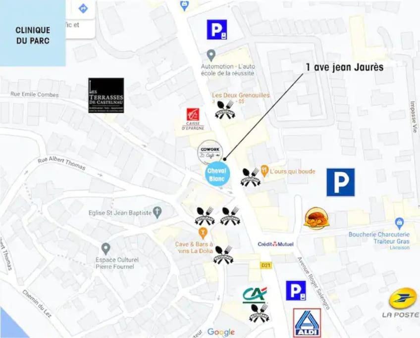 Bel Appart Fonctionnel Et Lumineux En Centre Ville, Clinique Et Tram A 5 Mn, Situation Ideale ! Castelnau-le-Lez Luaran gambar